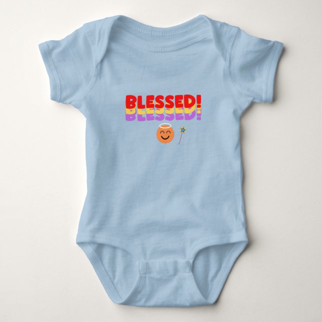 Body Para Bebê Summer Kids Blue (Frente)