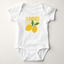 Body Para Bebê Summer, Lemon, Bebê-Roupa,