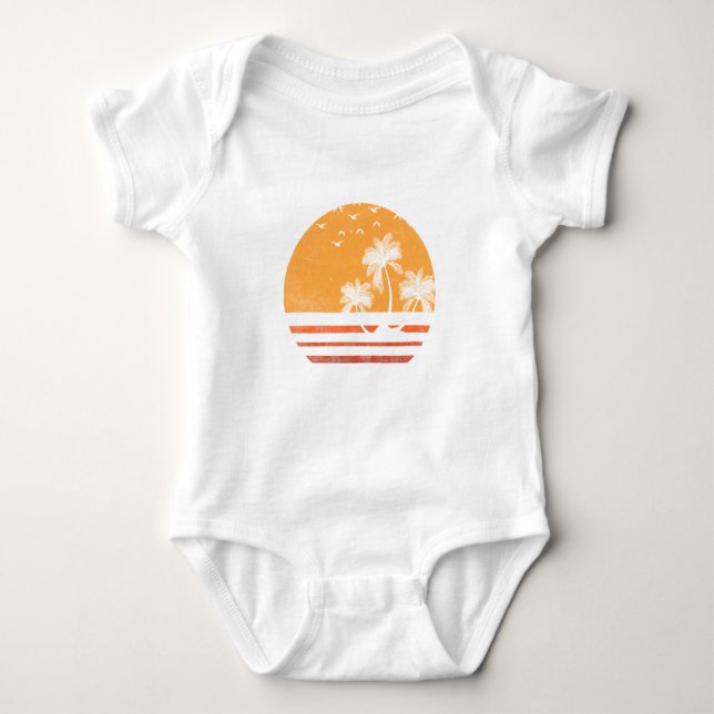 Body Para Bebê Summer Vibes (Frente)