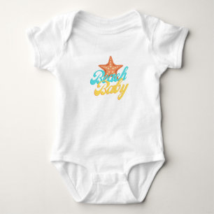 Body Para Bebê Summery Beach Baby Art