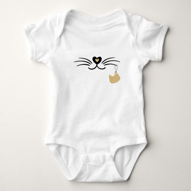 Body Para Bebê Sumos de gato (Frente)
