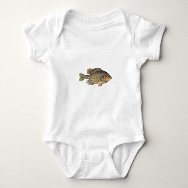 Body Para Bebê Sunfish de Redear - Shellcracker (Frente)