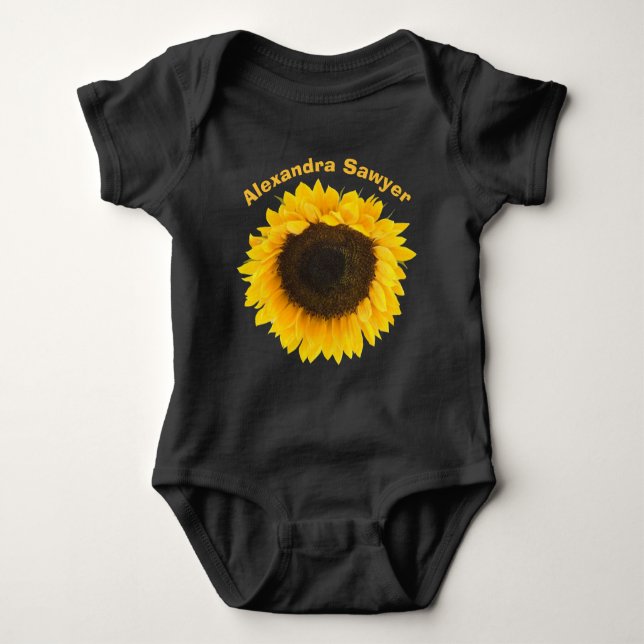 Body Para Bebê Sunflower Todler (Frente)