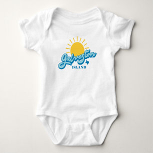 Body Para Bebê Sunny! Galveston Island Texas