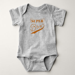 Body Para Bebê Super Boy