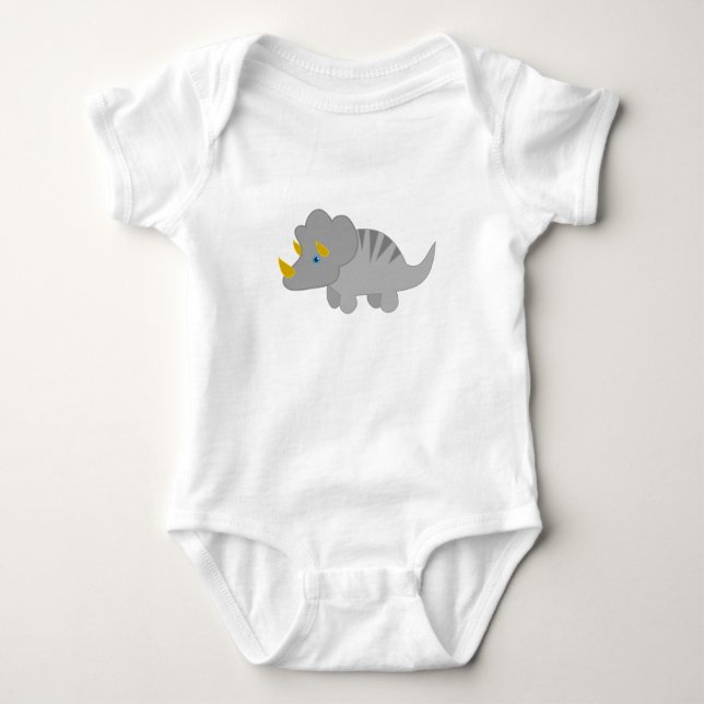 Body Para Bebê Super Cute Baby Rhino (Frente)