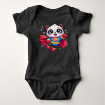 Super Panda Hero — Panda Bebê Voador Kawaii Fofo B