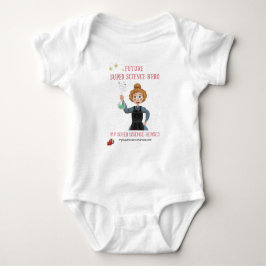 Body Para Bebê Super Science Baby Bodysuit - Marie Curie