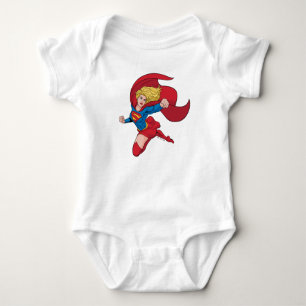 Body Para Bebê Supergirl Stance Adorável