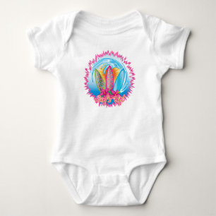 Body Para Bebê Surf! - Surfer Girl