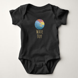 Body Para Bebê Surfe do Wave Boy