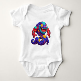 Body Para Bebê Surto de Monstro Vibrante