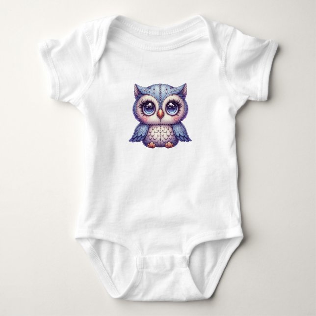 Body Para Bebê Süßes Babyshirt mit bunten Tieren  (Frente)