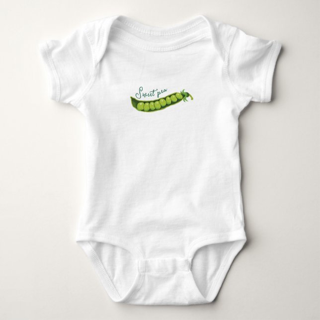 Body Para Bebê Sweet pea (Frente)