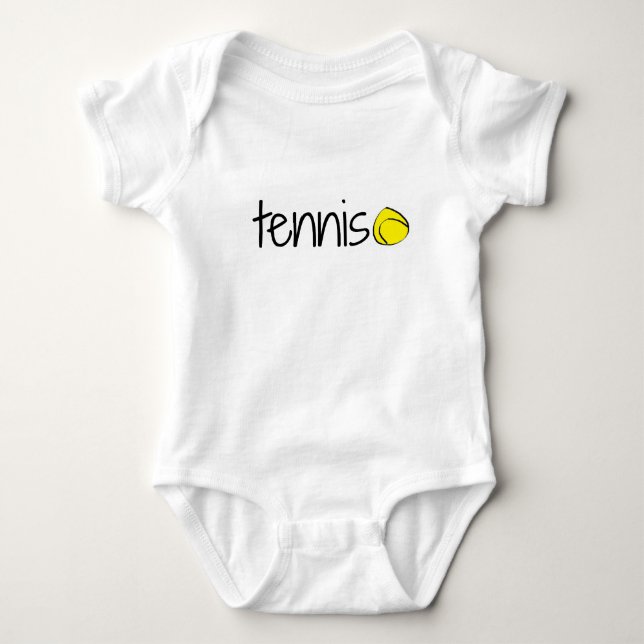 Body Para Bebê T do tênis para bebês (Frente)
