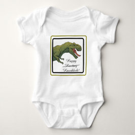 Body Para Bebê T-Rex Dinossaur Hanukkah Unisex Bebê