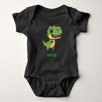 Body Para Bebê T-Rex Dinossauros de T-Rex-Cartoon Bonito