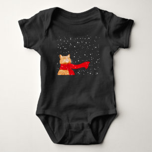 Body Para Bebê Tabby ama neve