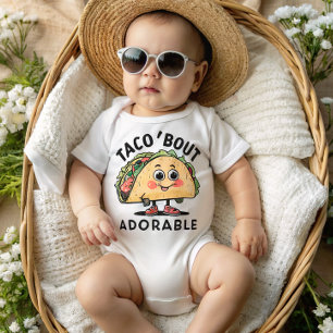 Body Para Bebê Taco Bout Adorável Engraçado Taco