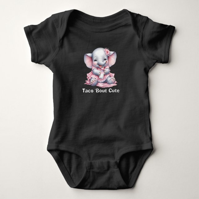 Body Para Bebê Taco de Fofoqueira (Frente)