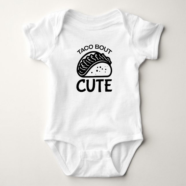 Body Para Bebê Taco Muito Fofo (Frente)