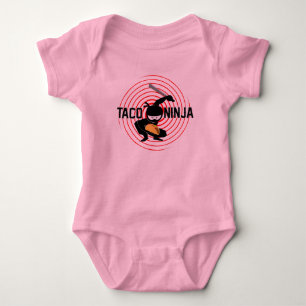 Body Para Bebê Taco Ninja Design - Bebê Jersey Bodycase