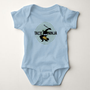 Body Para Bebê Taco Ninja Design - Bebê Jersey Bodycase