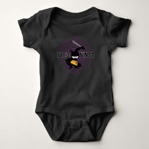 Body Para Bebê Taco Ninja Design - Bebê Jersey Bodycase