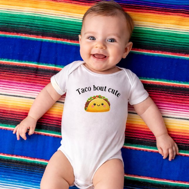 Body Para Bebê Taco sobre fofo - roupa de bebê tema taco (Criador carregado)