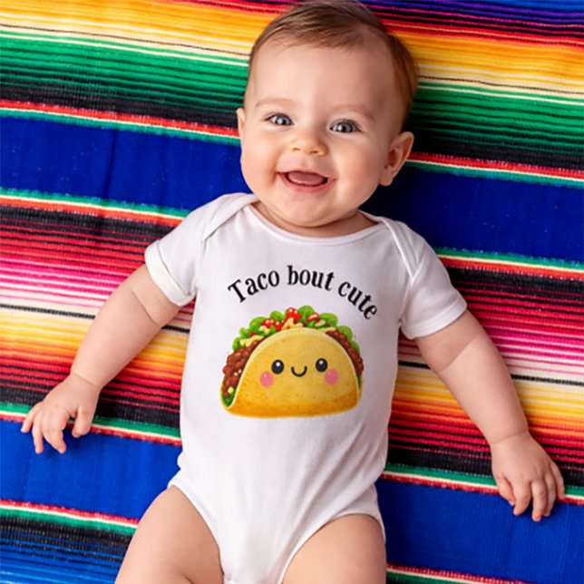 Body Para Bebê Taco sobre fofo - roupa tema taco para bebê (Criador carregado)
