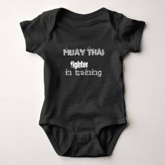 Body Para Bebê Tailandês de Muay - bebê no treinamento
