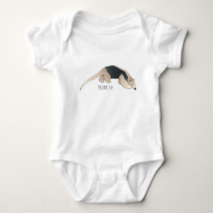 Body Para Bebê Tamandua cartoon illustration