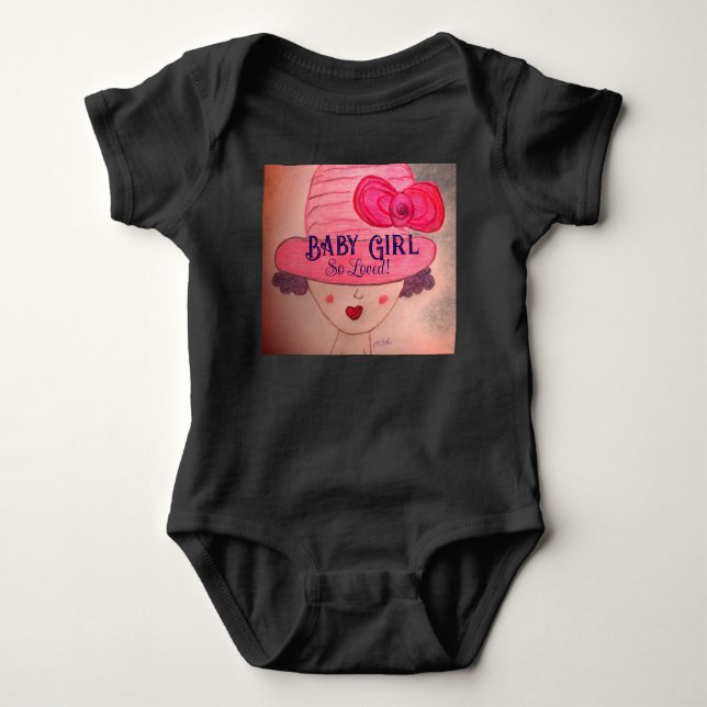 Body Para Bebê TÃO AMADO! Menina (Frente)