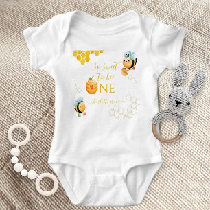 Body Para Bebê Tão Doce Para Ser Um Abelha Aniversário de Abelha