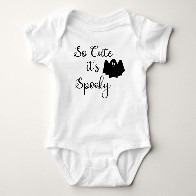 Body Para Bebê Tão Fofo que é Assustador (Frente)
