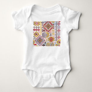 Body Para Bebê tapete índio, paisley mandala, ioga