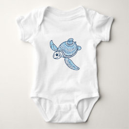 Body Para Bebê Tartaruga-do-mar