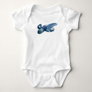 Body Para Bebê Tartaruga-do-mar Continua Nadando Bebê Roupa-de-Po