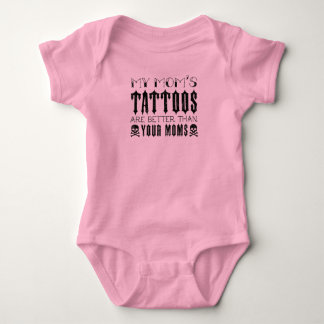 Body Para Bebê Tatuagem, as tatuagens da minha mãe são melhores q