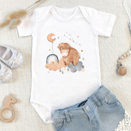 Body Para Bebê Taurus Baby: Pequeno Touro Celestial Personalizado