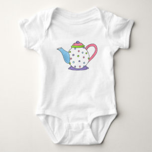 Body Para Bebê Tea Time Bolinhas Tea Tea Party Tea Party