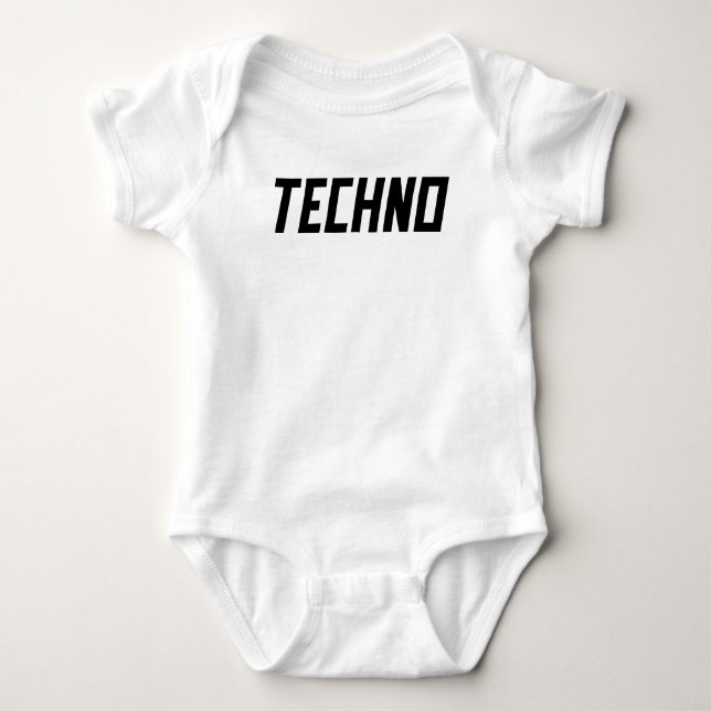 BODY PARA BEBÊ TECHNO (Frente)