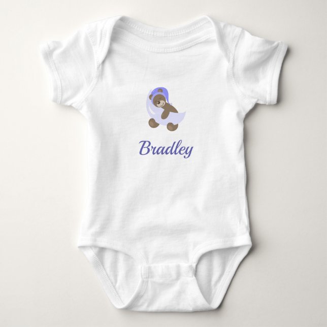 Body Para Bebê Teddy Bear Baby Jersey (Frente)