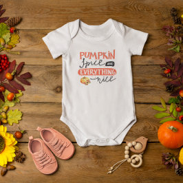Body Para Bebê Tempero de Abóbora & Tudo de Bom