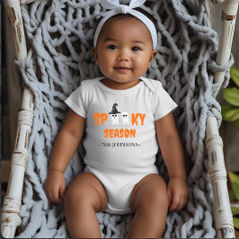 Body Para Bebê Temporada Assustadora – Primeiro Traje de Hallowee