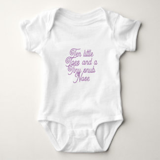 Body Para Bebê Ten Little Toes Baby Bodysuit