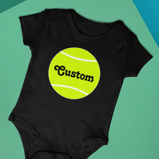 Body Para Bebê Tênis Ball Texto Personalizado Tênis Bebê