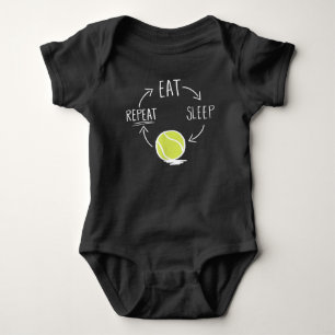 Body Para Bebê Tênis Player Gift Idea Tênis Cote Comer Suspens
