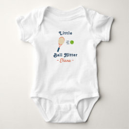 Body Para Bebê Tennis Baby Shower Little Ball Hitter - Tennis