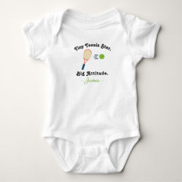 Body Para Bebê Tennis Baby - Tiny Tennis Star Big Attitude Tennis